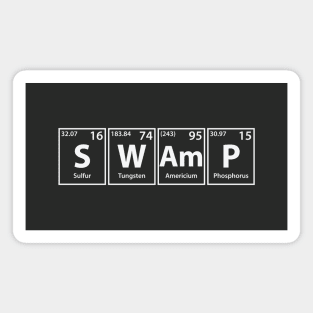 Swamp (S-W-Am-P) Periodic Elements Spelling Magnet